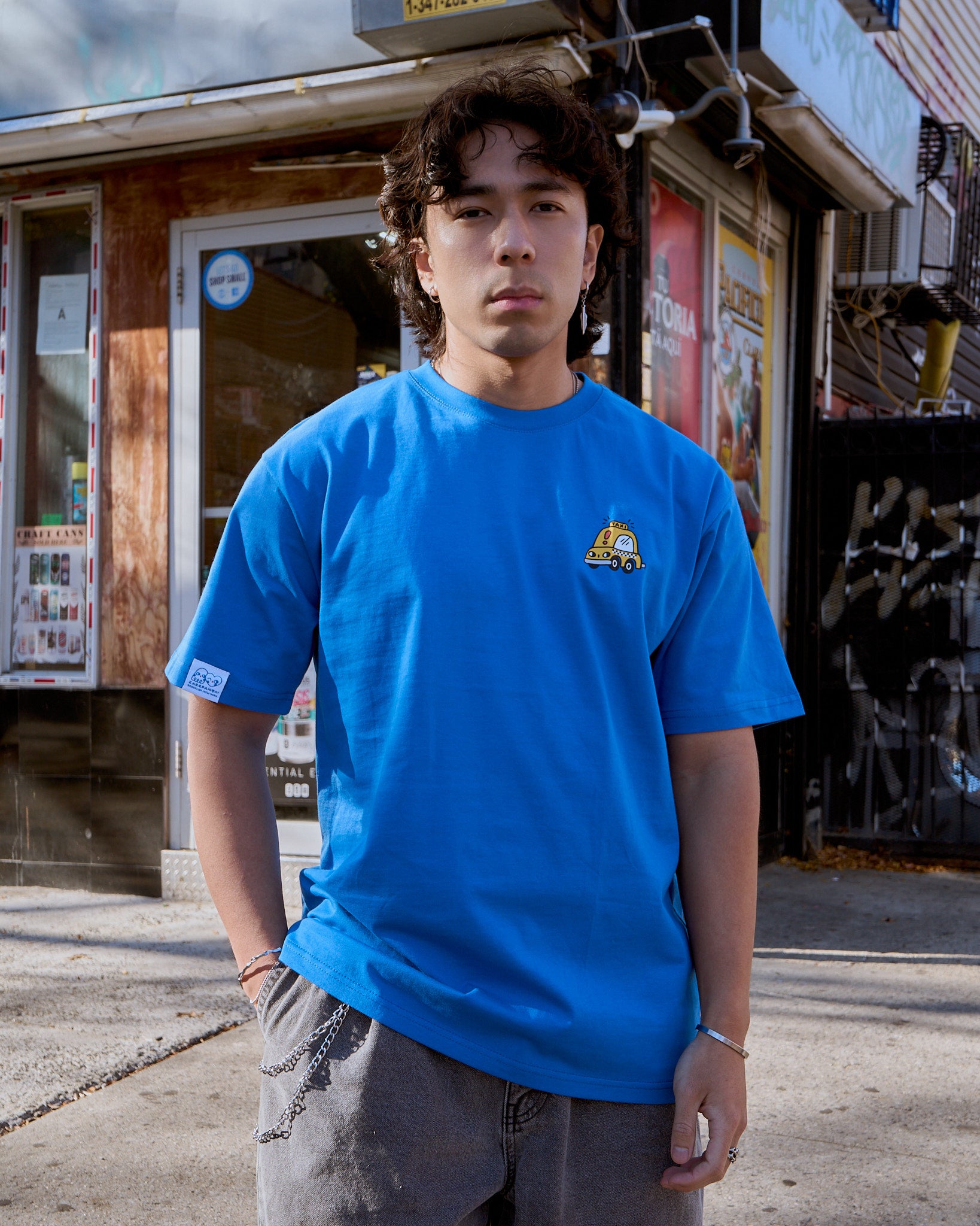 KEEP IT NEW YORK: Screenprinted short sleeve t-shirt