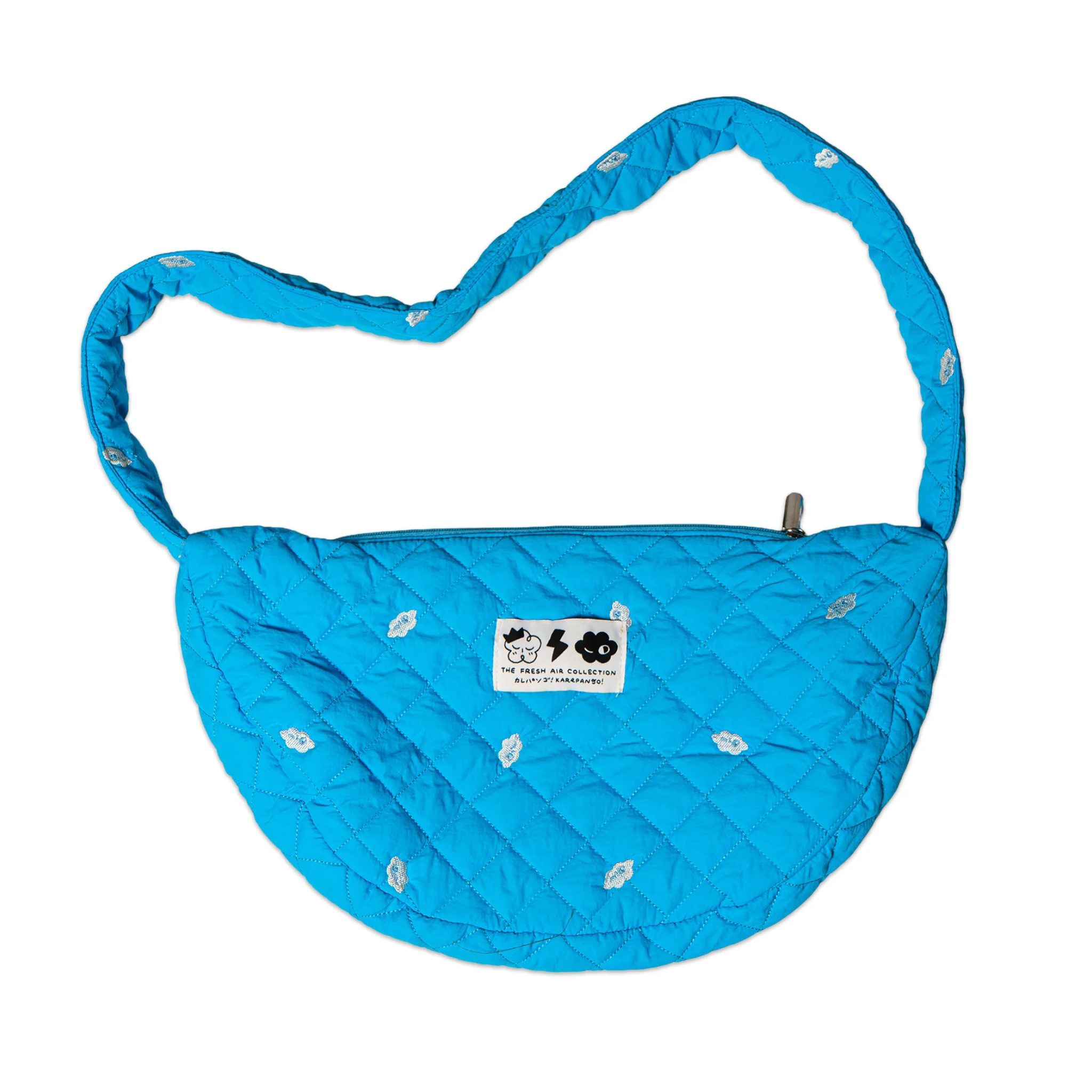 Fresh Air: Blue Clouds Crossbody Shoulder Bag