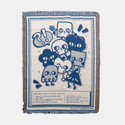 TONTON: Heavy Jacquard Throw Blanket / Woven Tapestry