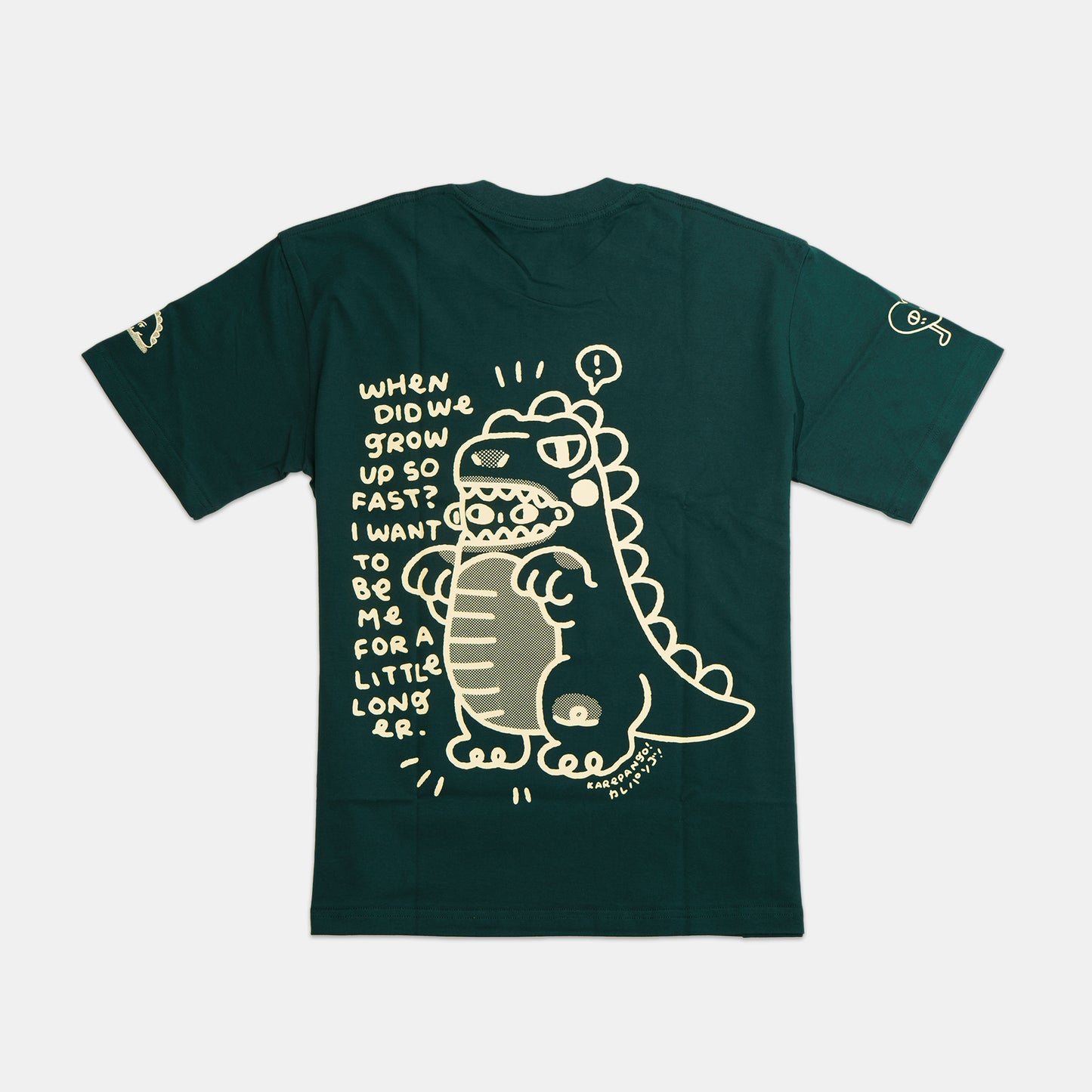DINO: Screenprinted short sleeve t-shirt