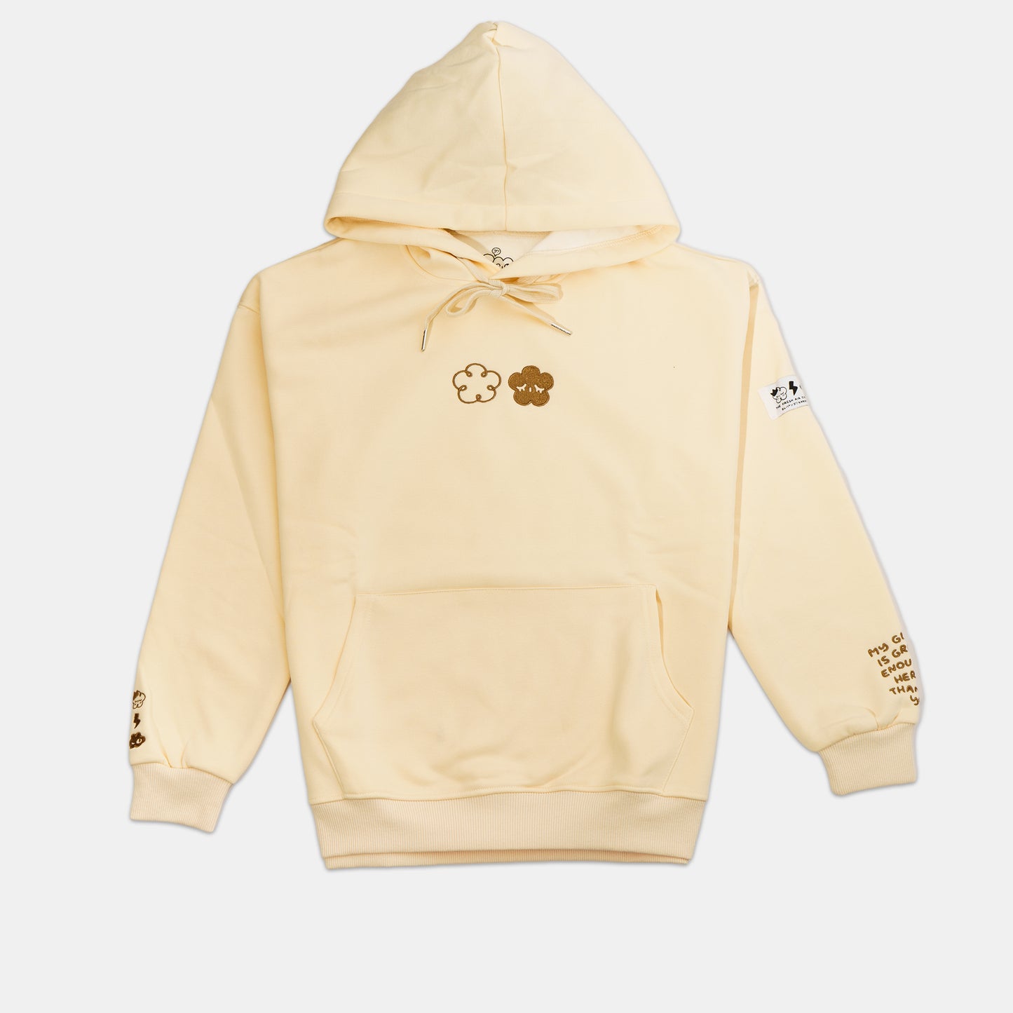 Fresh Air: Screenprinted thick hoodie