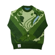 DAICHI: Thick knit jacquard sweater