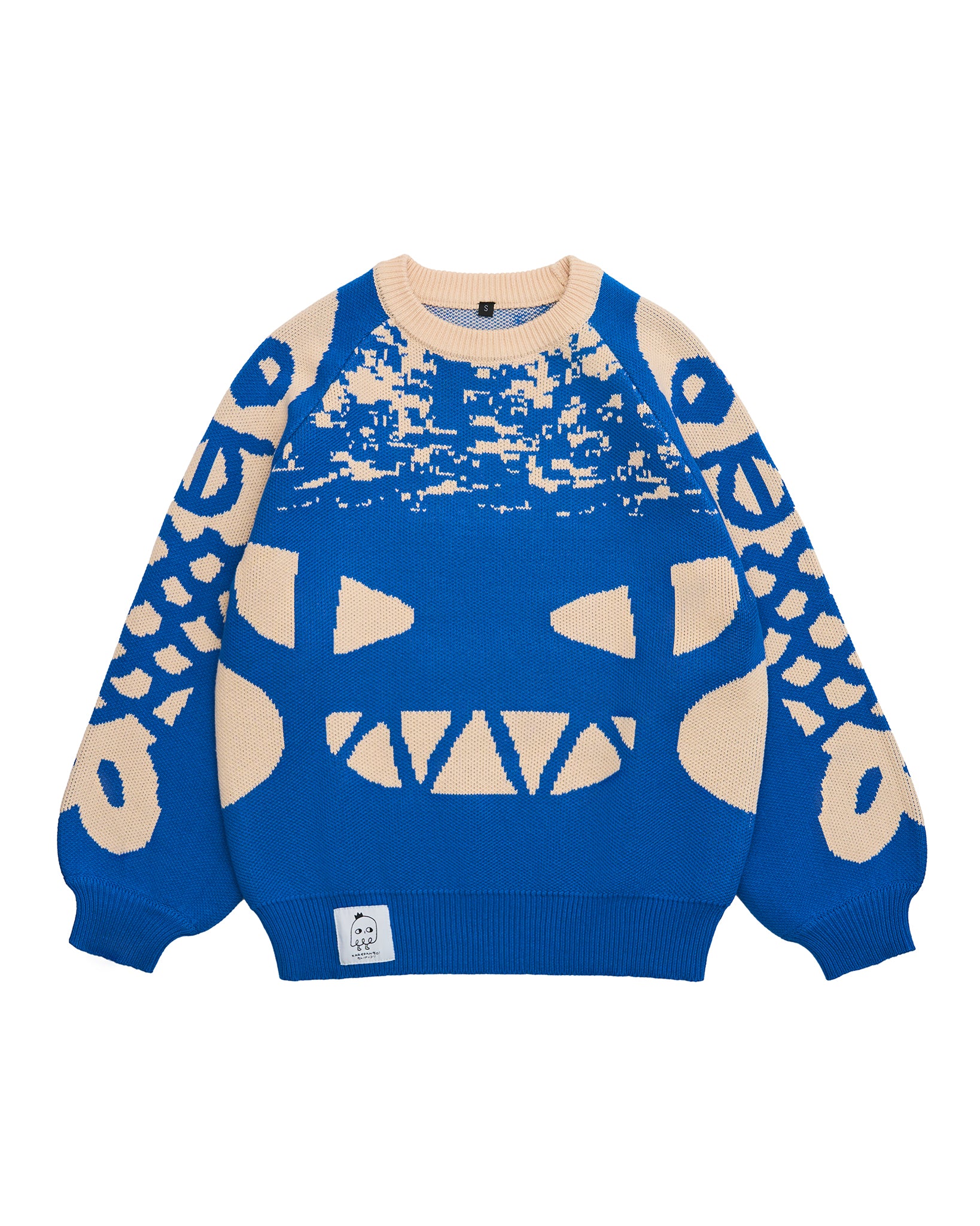 AKUMA: Thick knit jacquard sweater