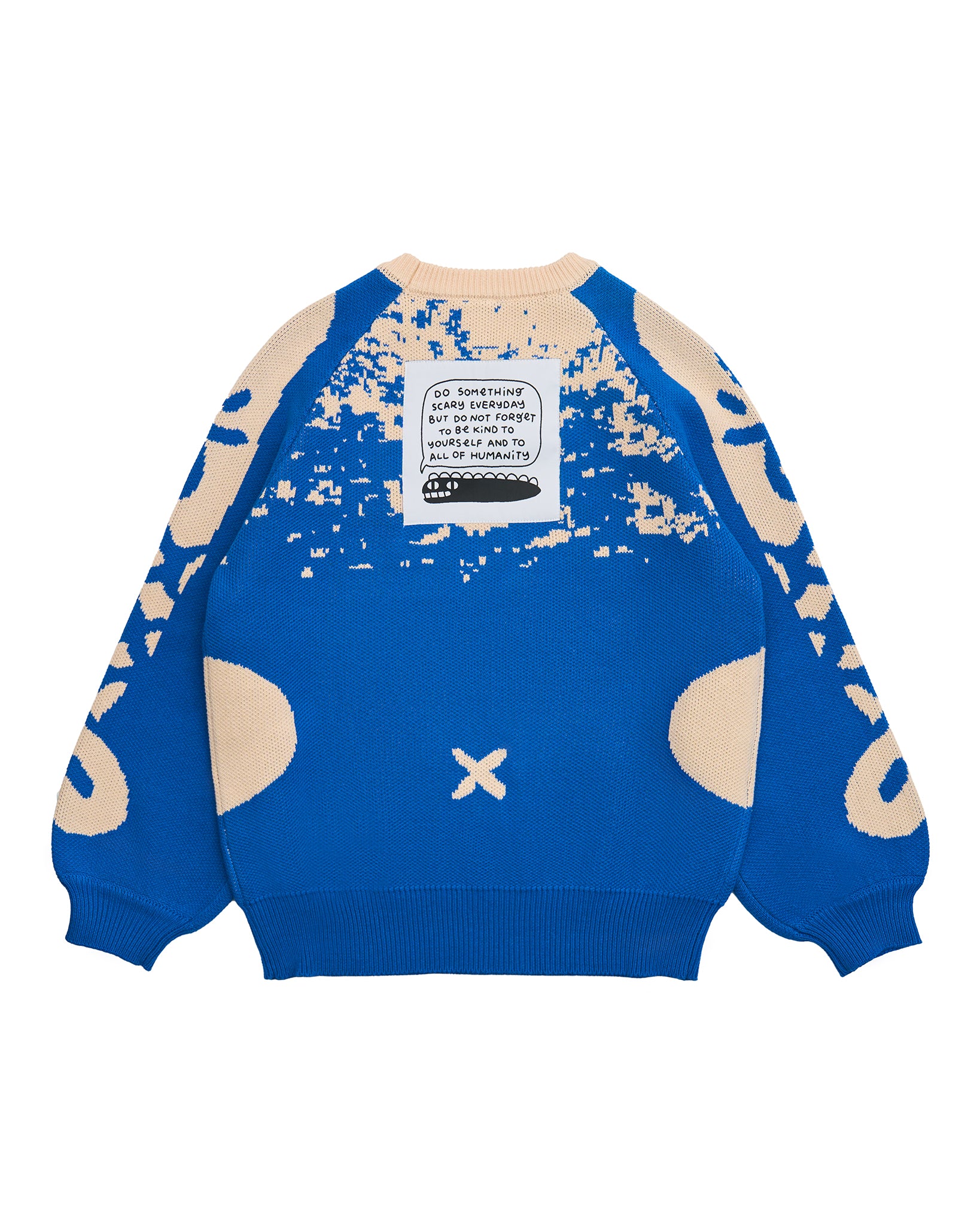 AKUMA: Thick knit jacquard sweater