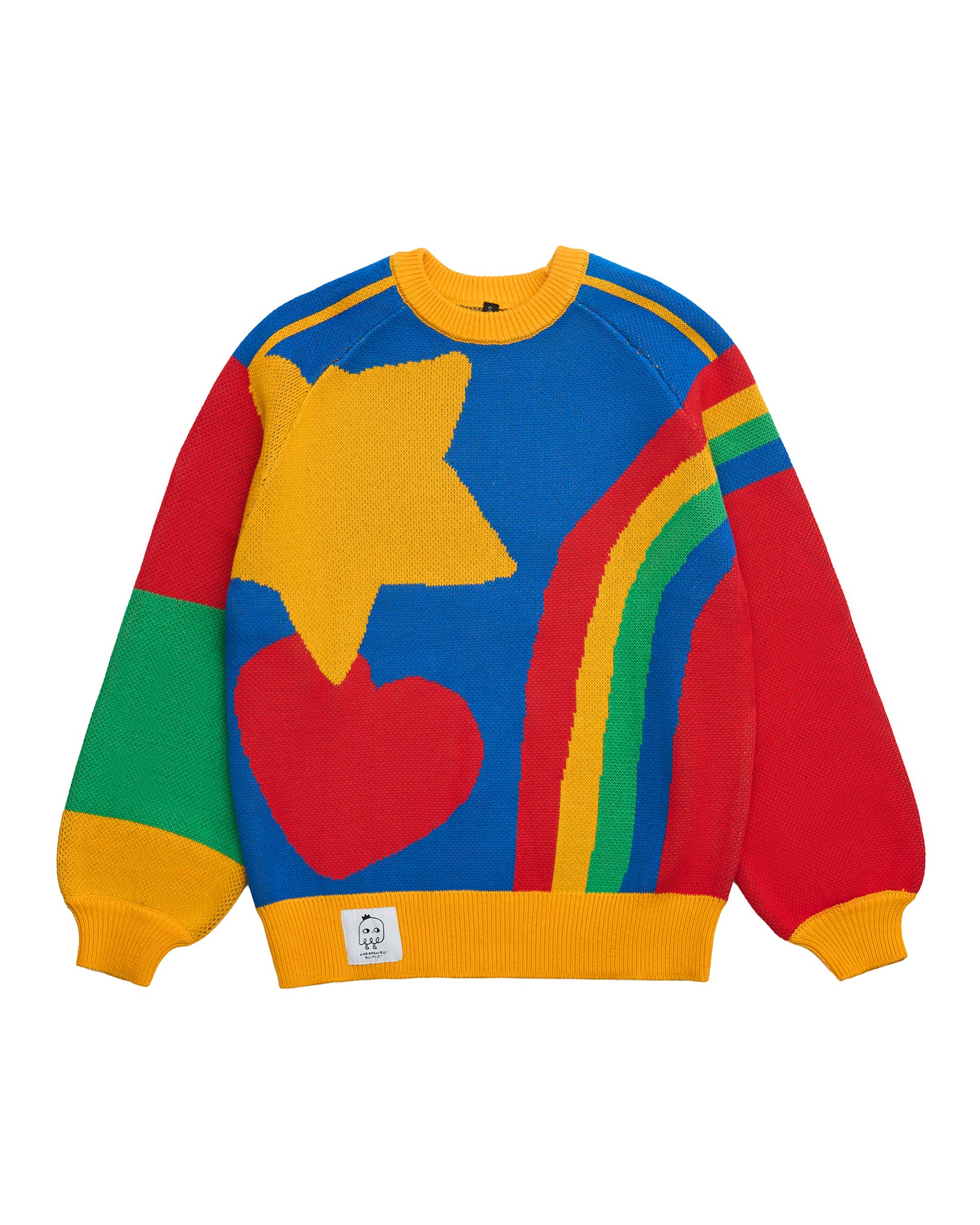 NIJI: Thick knit jacquard sweater