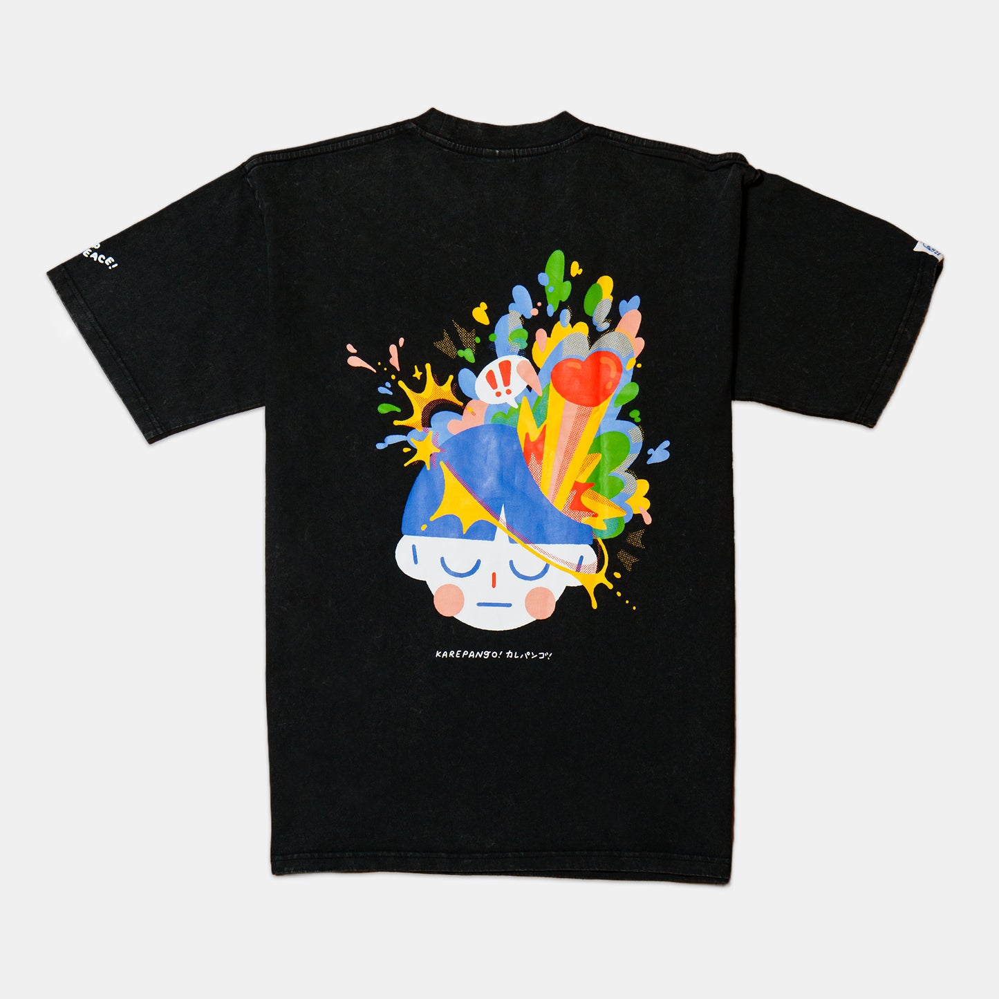 HAYA: acid-washed short sleeve t-shirt