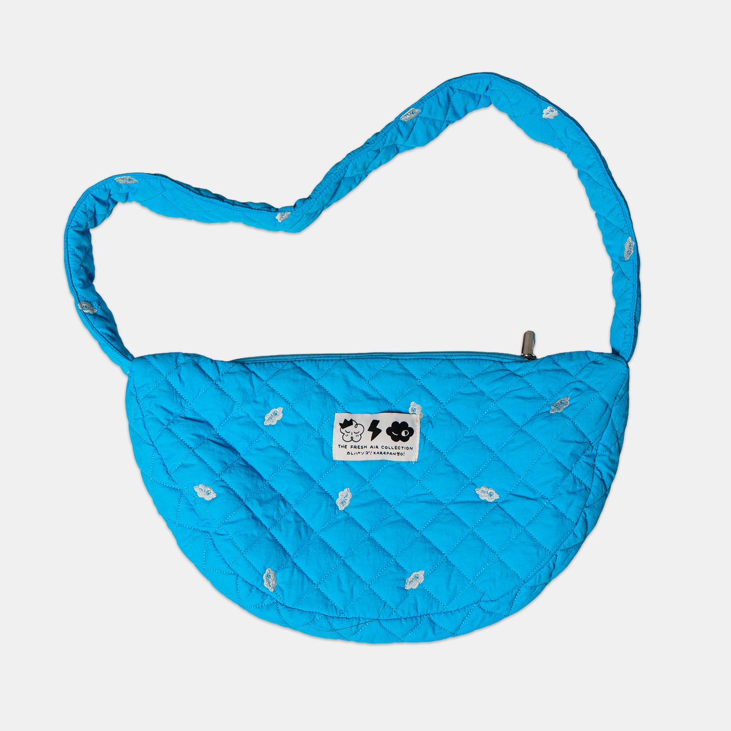 Fresh Air: Blue Clouds Crossbody Shoulder Bag