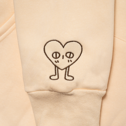 SHINZOU: Embroidered thick hoodie