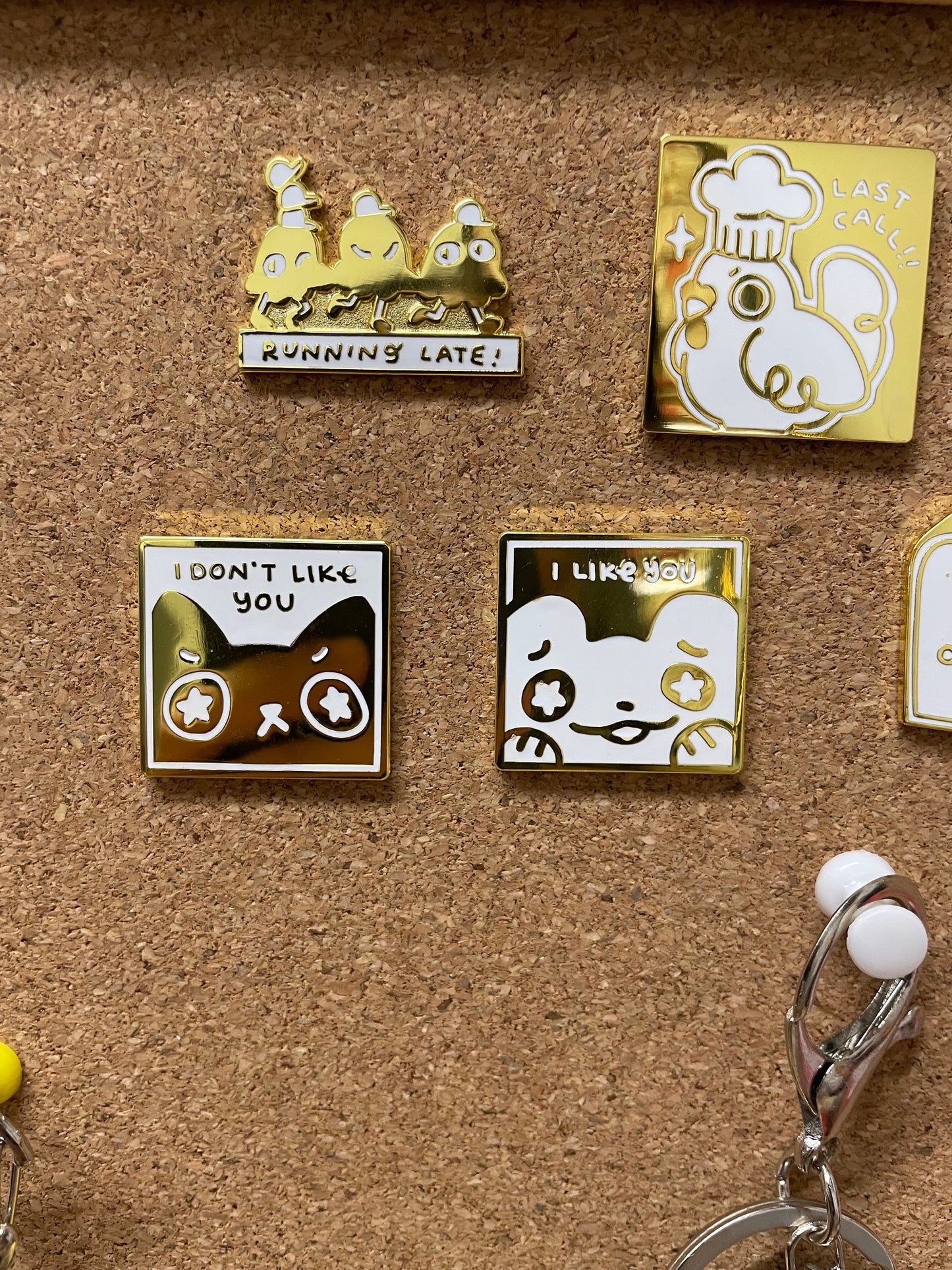 Gold Hard Enamel Pins