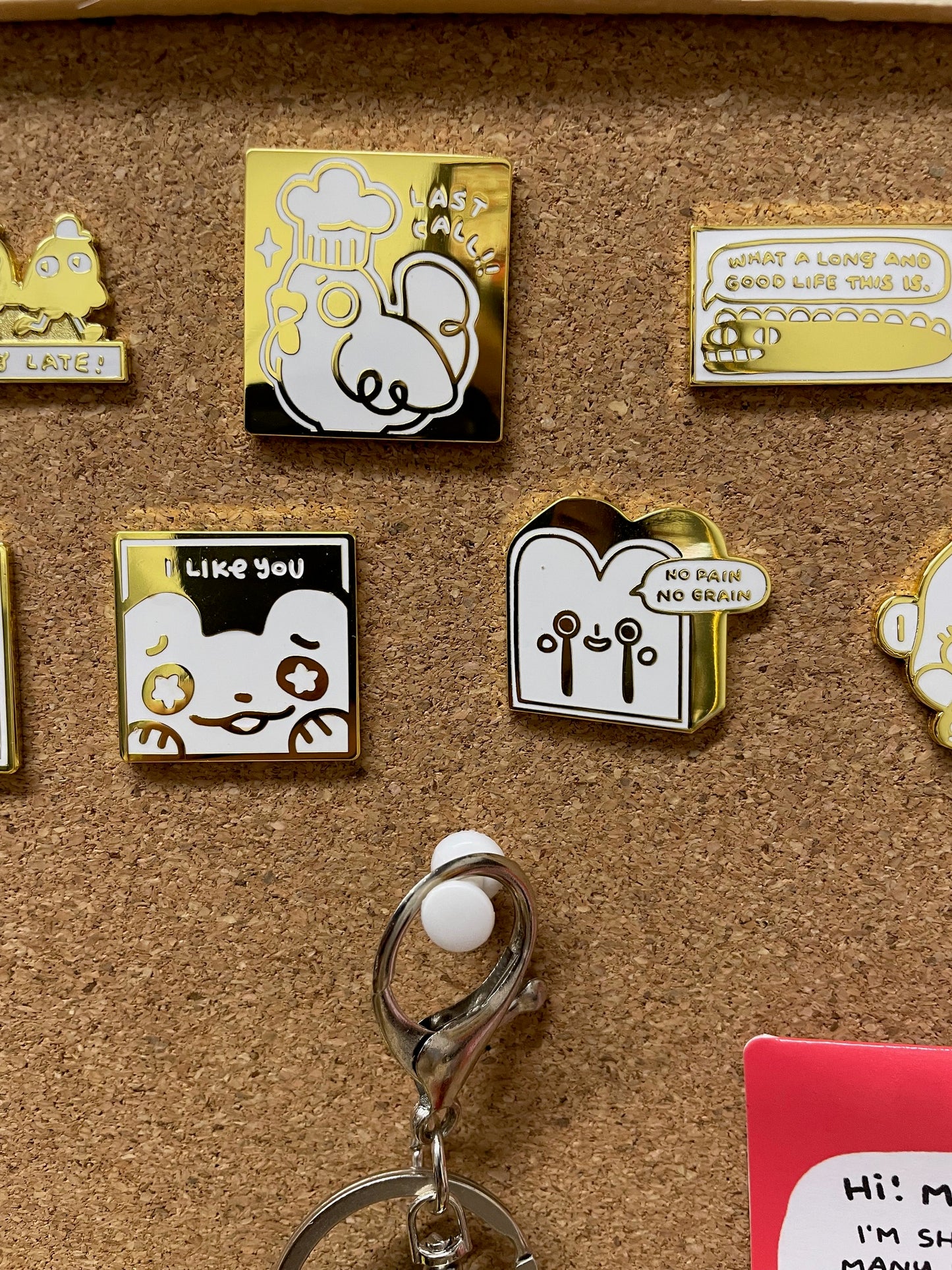 Gold Hard Enamel Pins