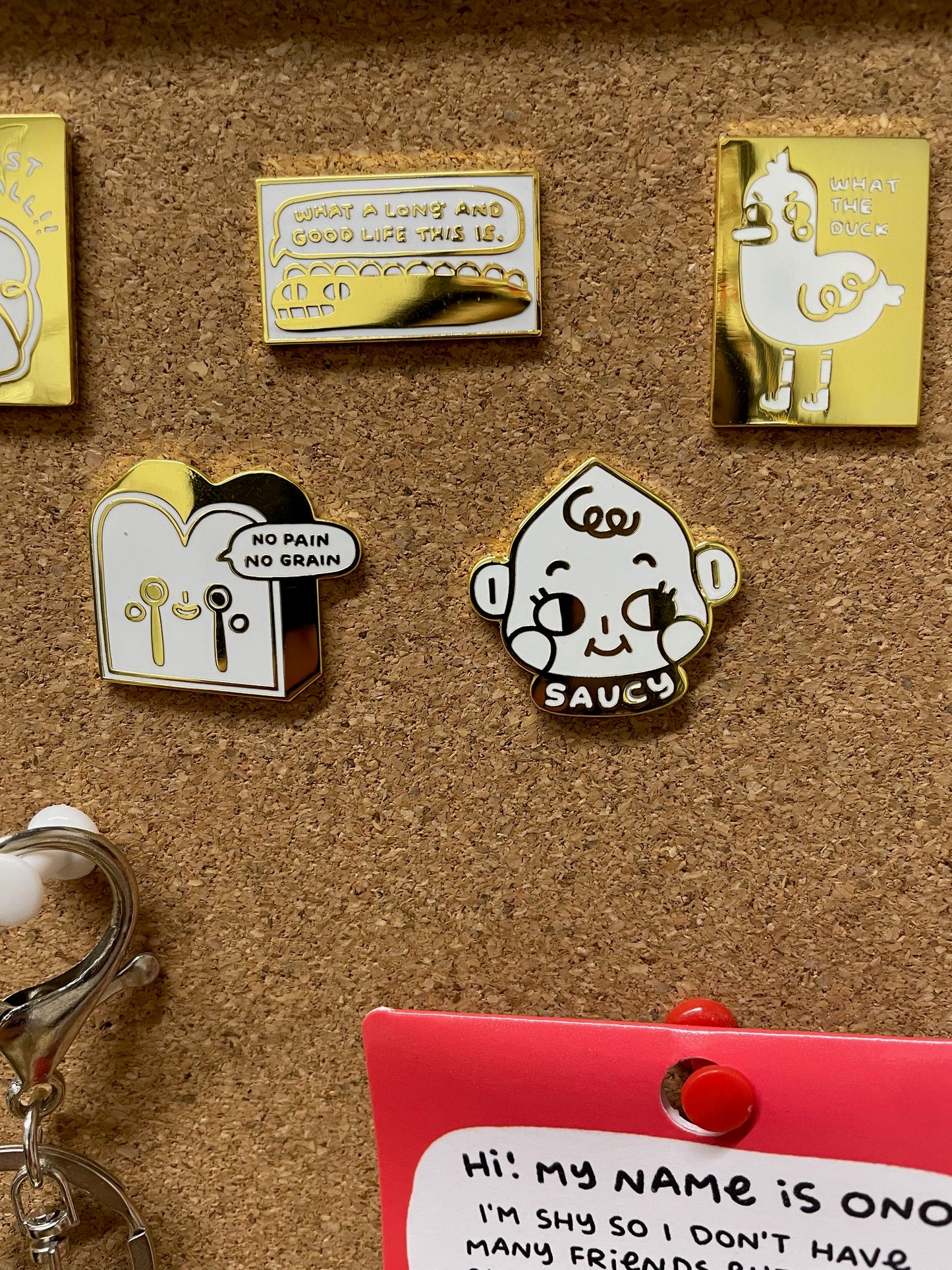 Gold Hard Enamel Pins