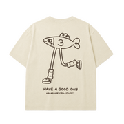 Have A Good Day Tshirt, Tan