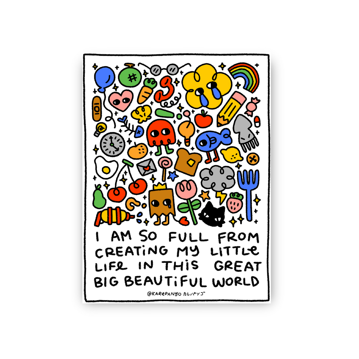 Large Rectangle Stickers