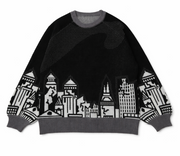 KAIJU: Thick knit jacquard sweater