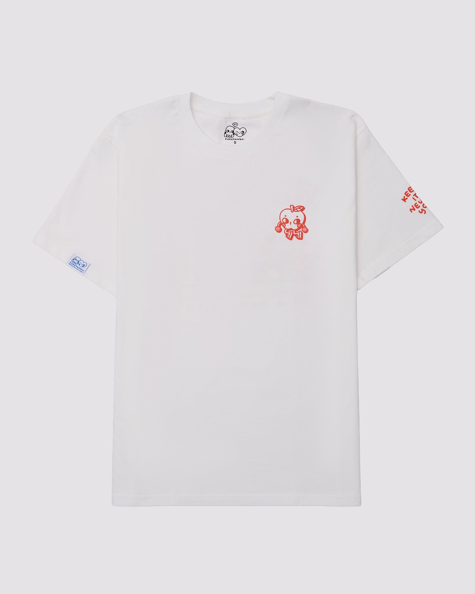 BIG APPLE: Screenprinted short sleeve t-shirt