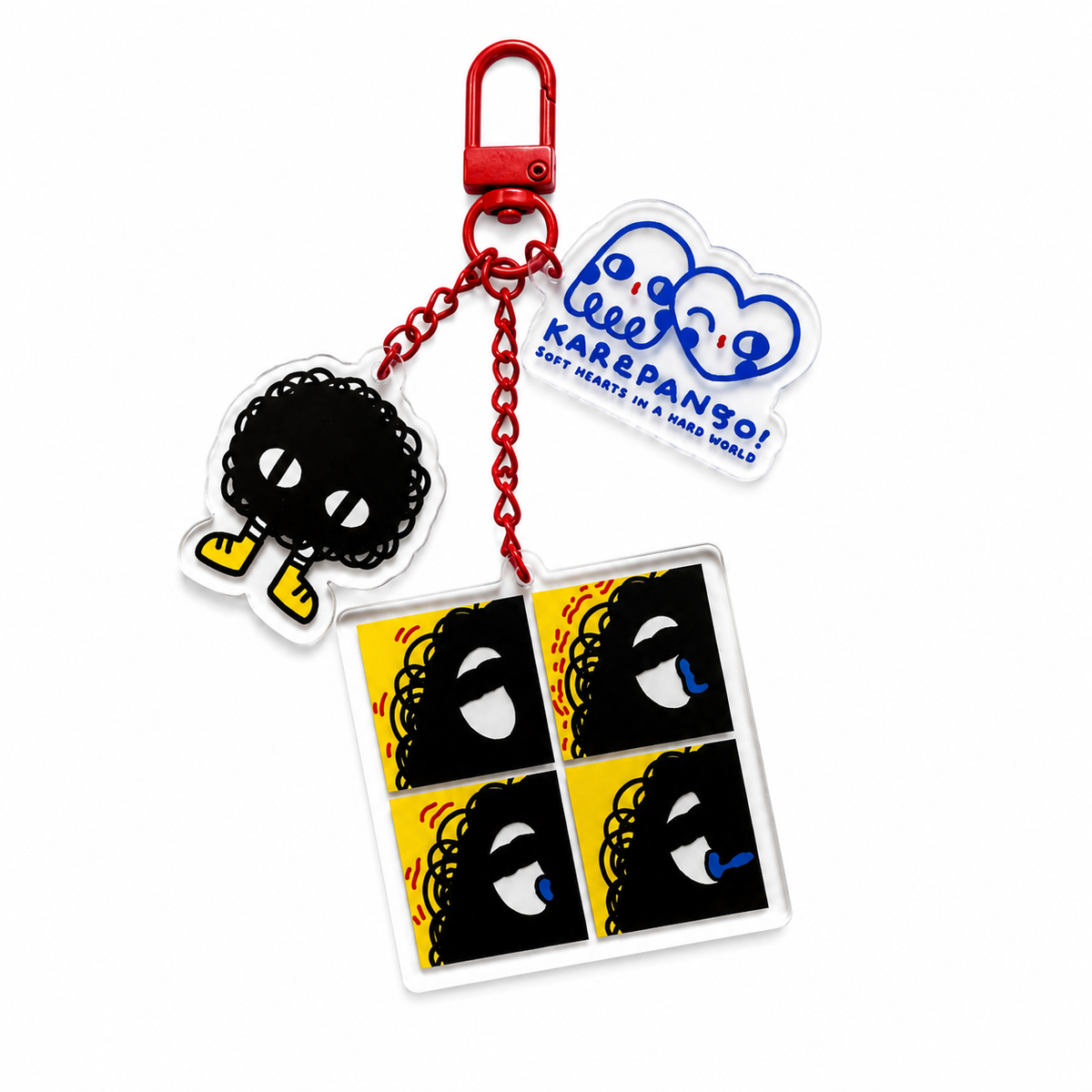 Acrylic Keychain Charms: "Feelings You Don't Have Words For"