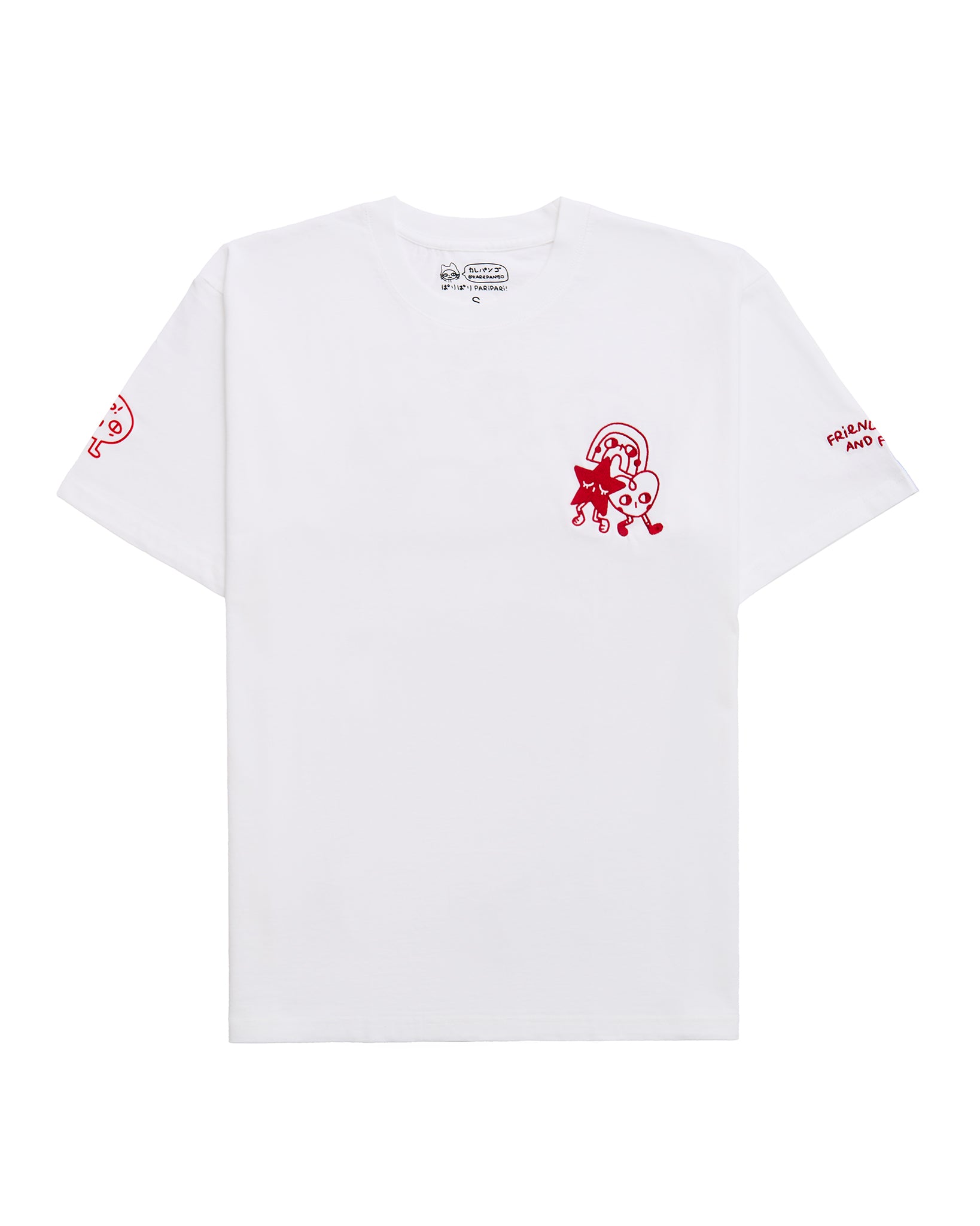 Kazoku: Embroidered short sleeve t-shirt