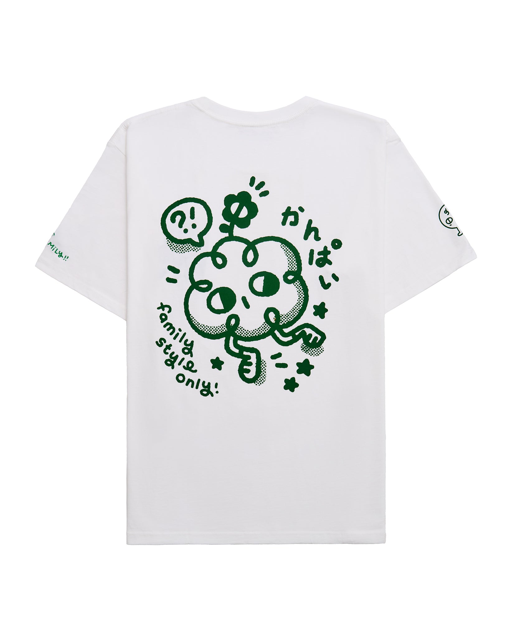 Kazoku: Embroidered short sleeve t-shirt