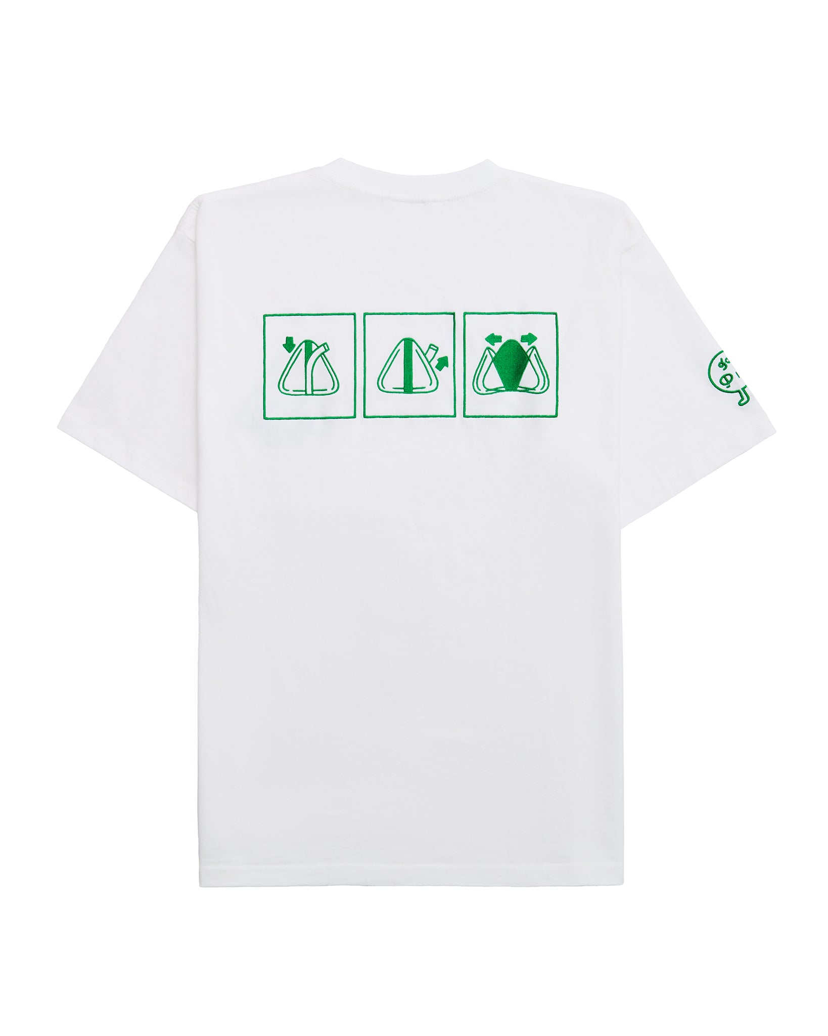 ONIGIRI: Embroidered short sleeve t-shirt