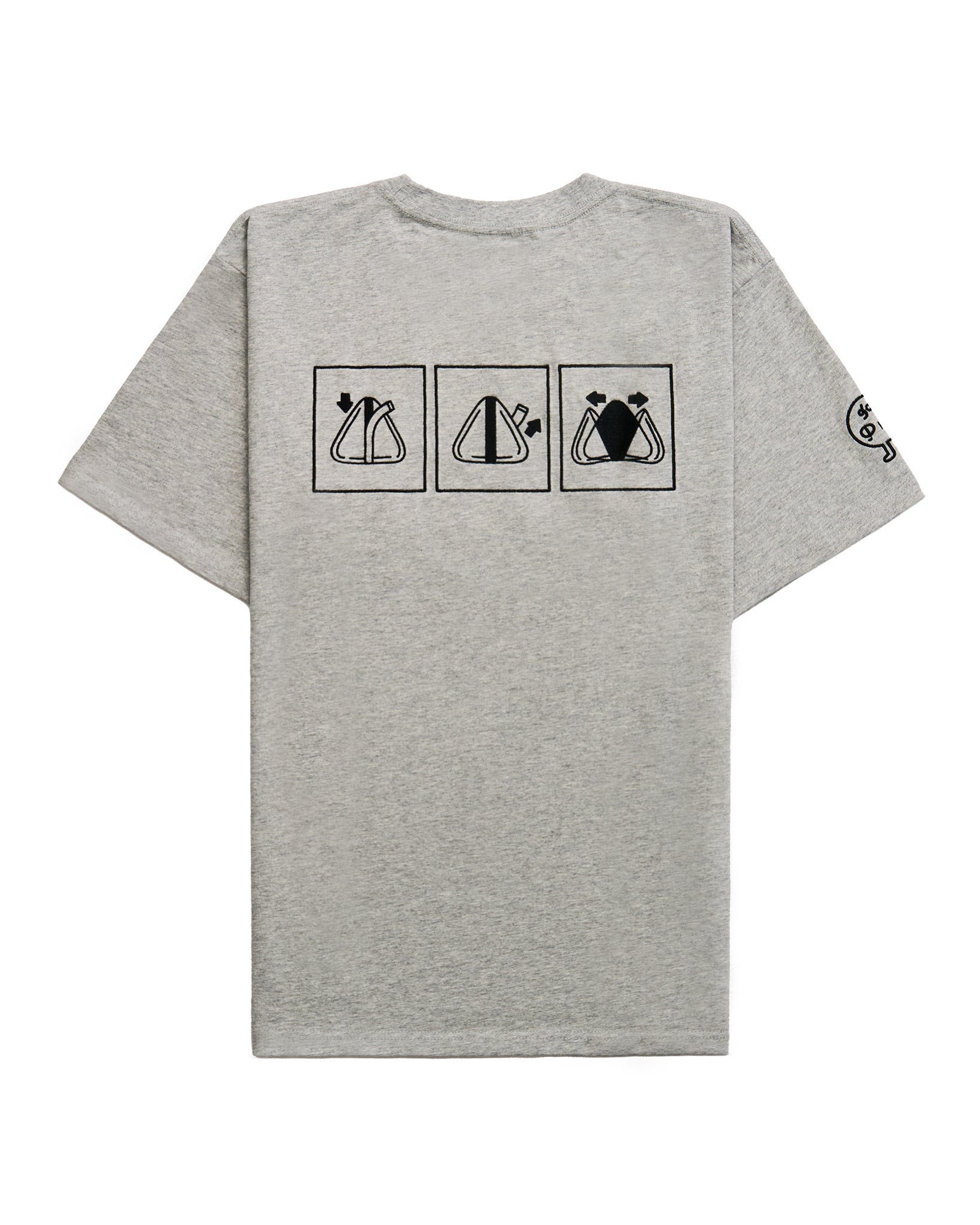 ONIGIRI: Embroidered short sleeve t-shirt