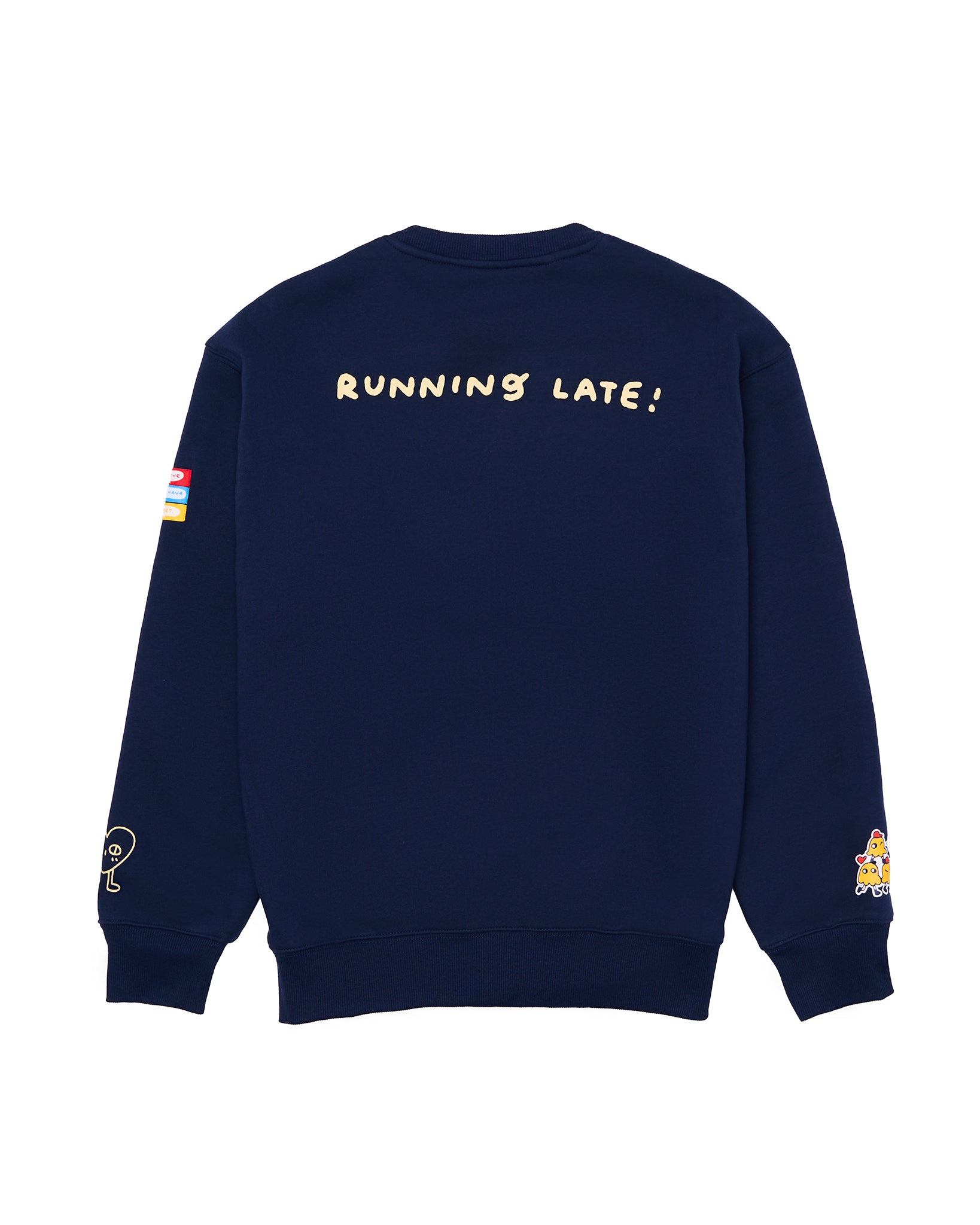 YUUJIN: Embroidered long-sleeve thick sweater