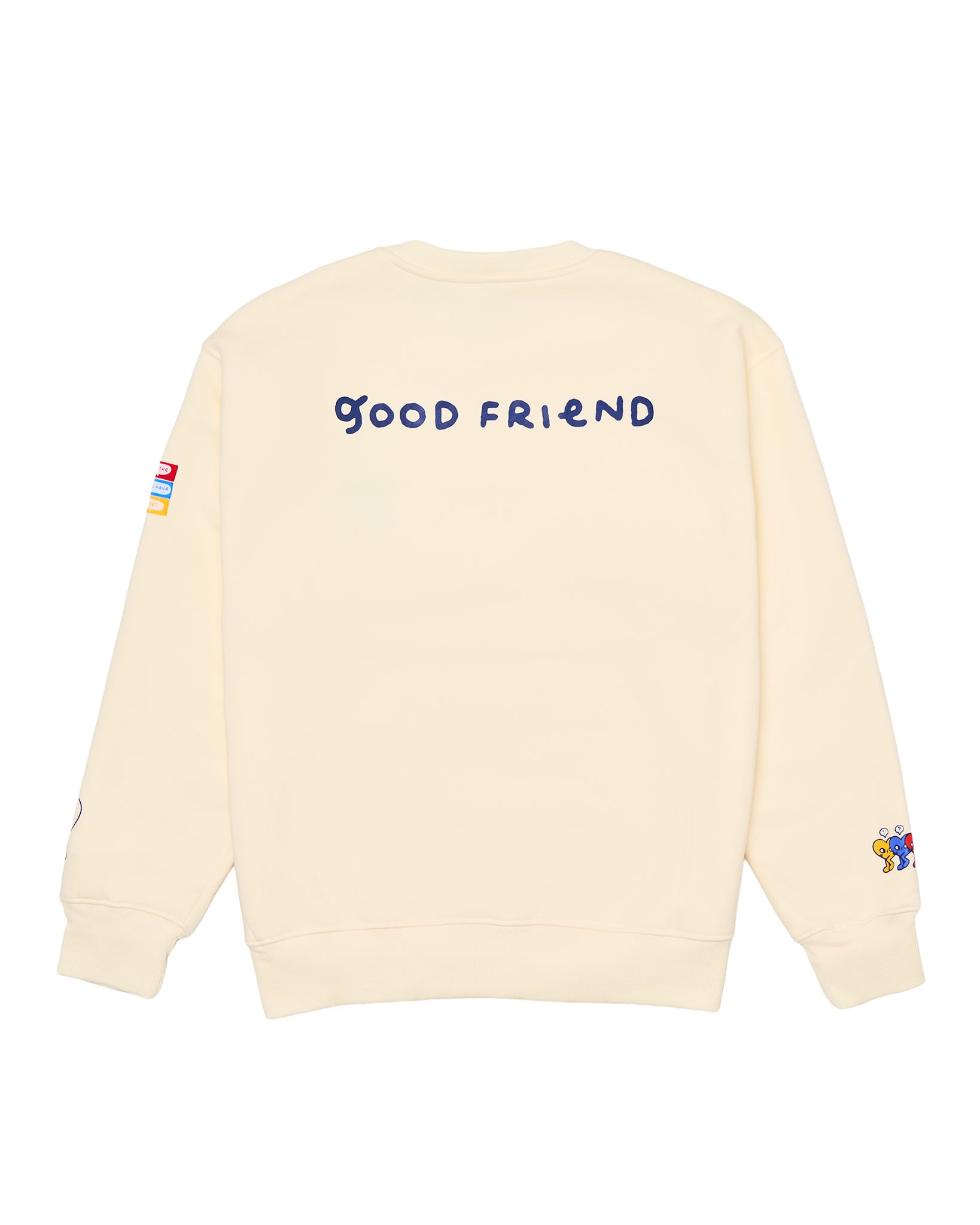 YUUJIN: Embroidered long-sleeve thick sweater