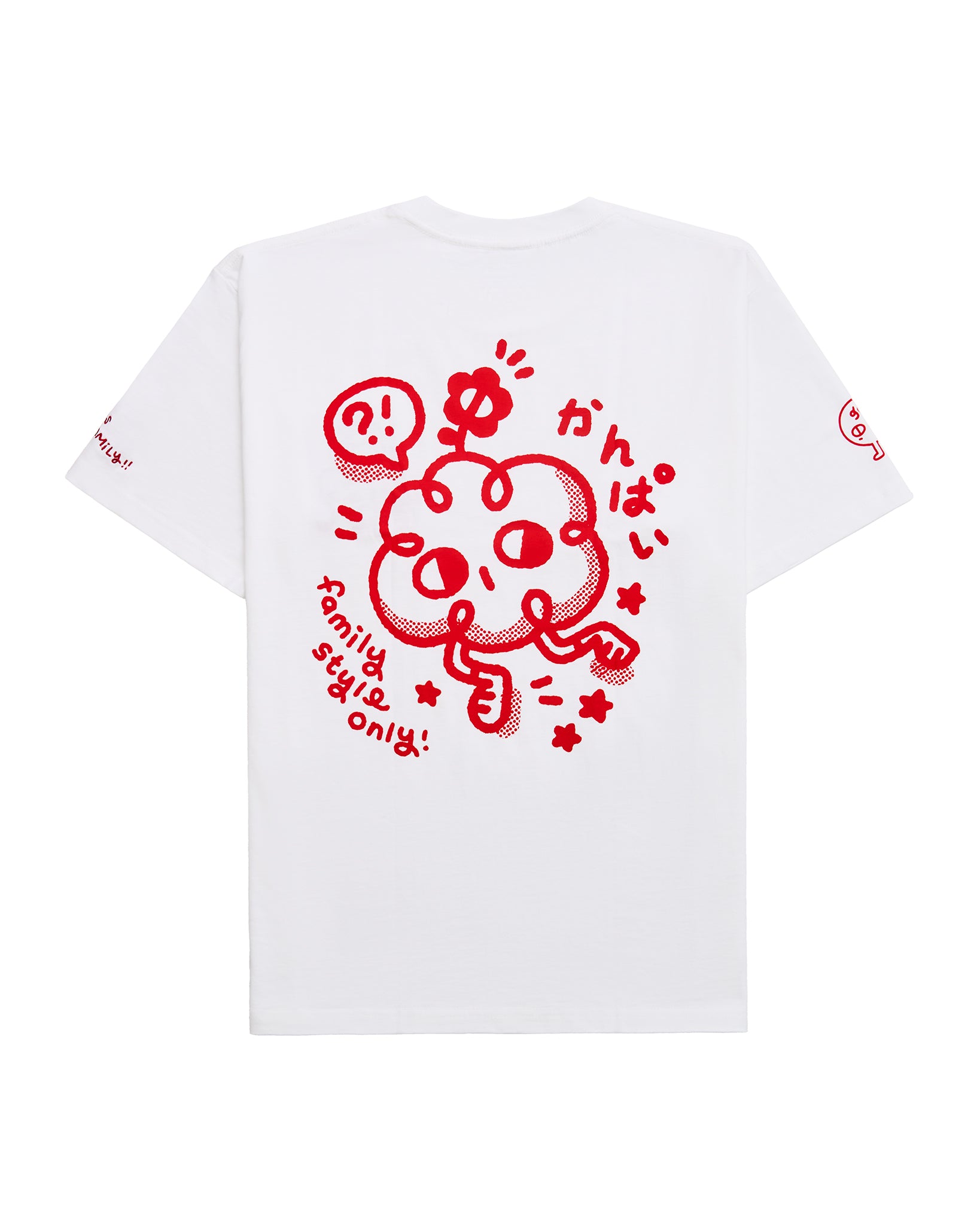 Kazoku: Embroidered short sleeve t-shirt