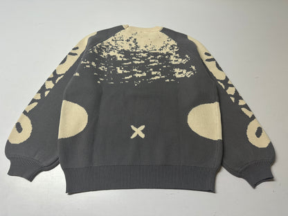 AKUMA: Thick knit jacquard sweater