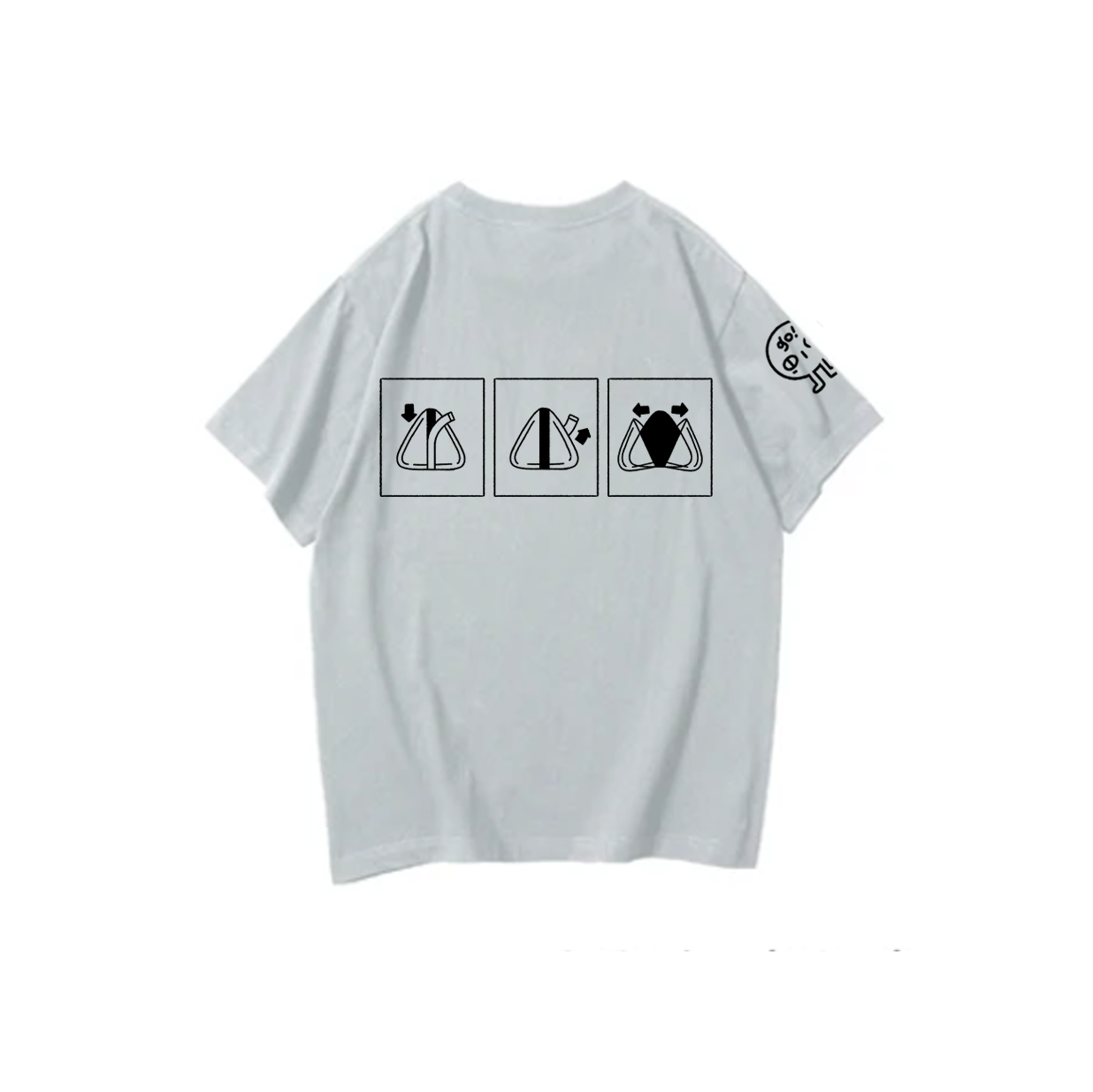 ONIGIRI: Embroidered short sleeve t-shirt