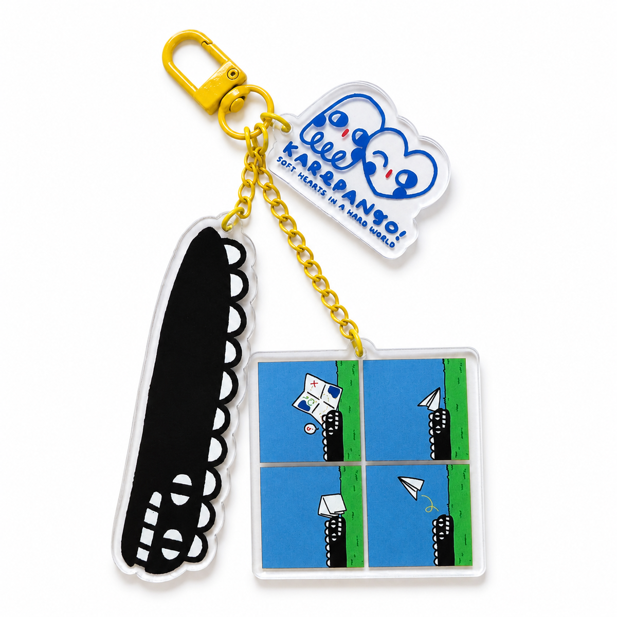 Acrylic Keychain Charms: "Feelings You Don't Have Words For"