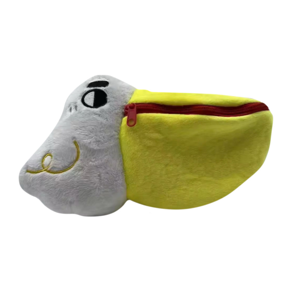 PERIKAN: Plush handy bag