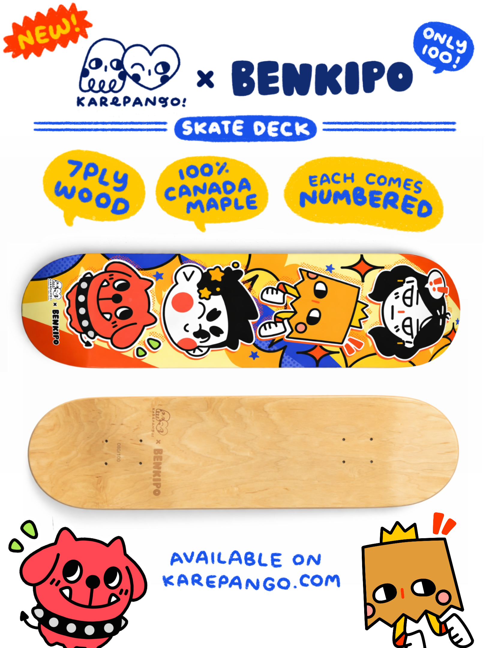 Skate Deck (Karepango x Benkipo)