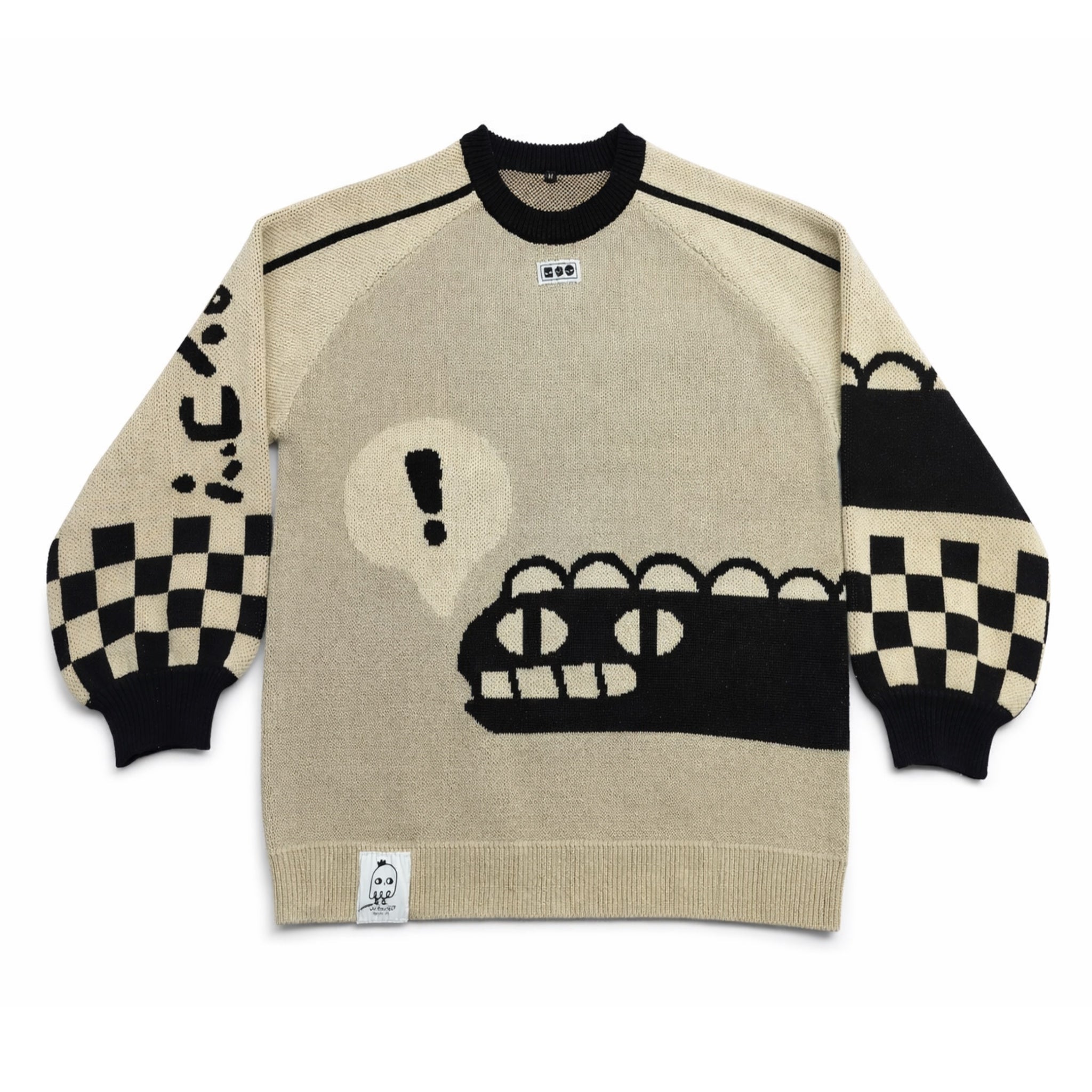 SNARP: Thick knit jacquard sweater – Karepango