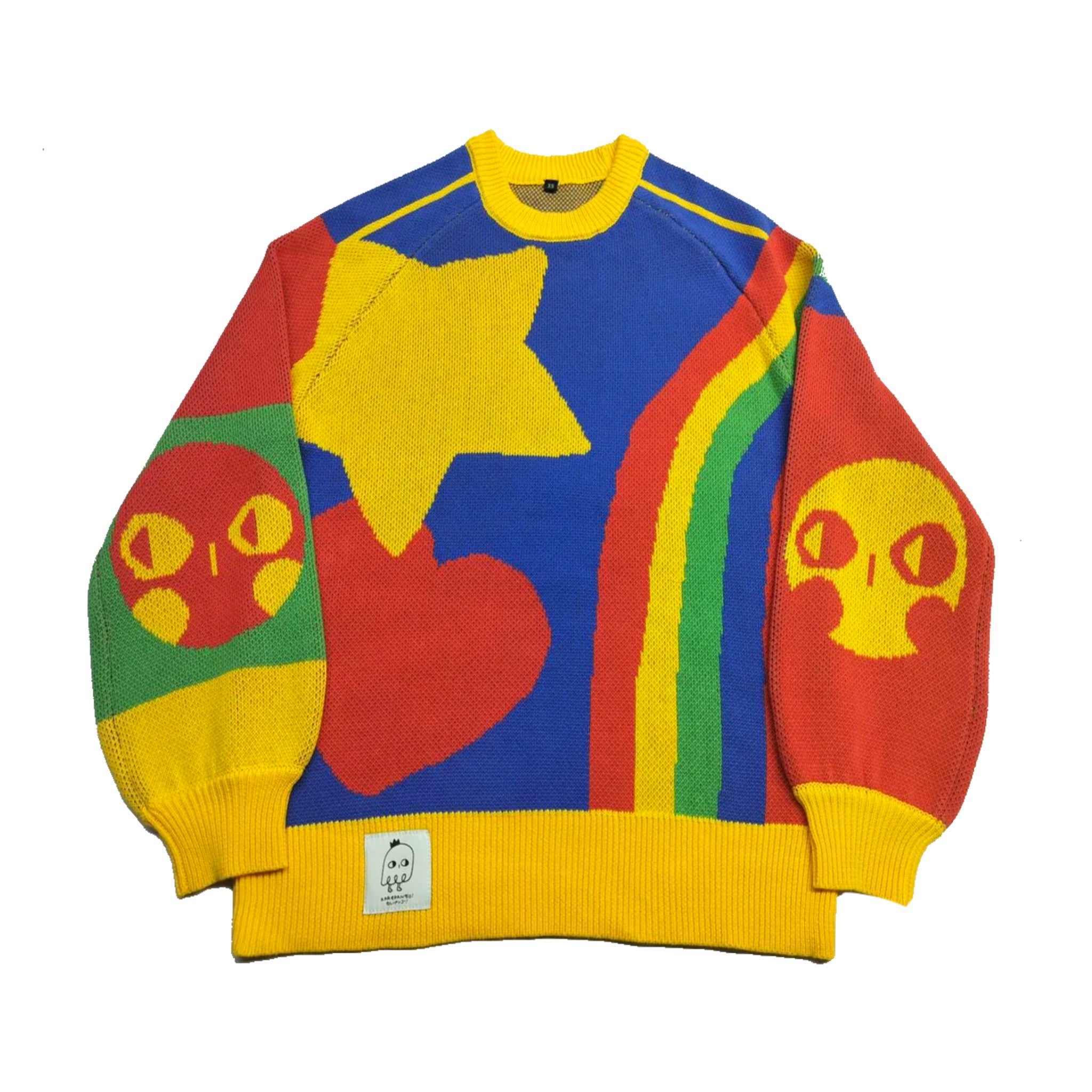 NIJI: Thick knit jacquard sweater