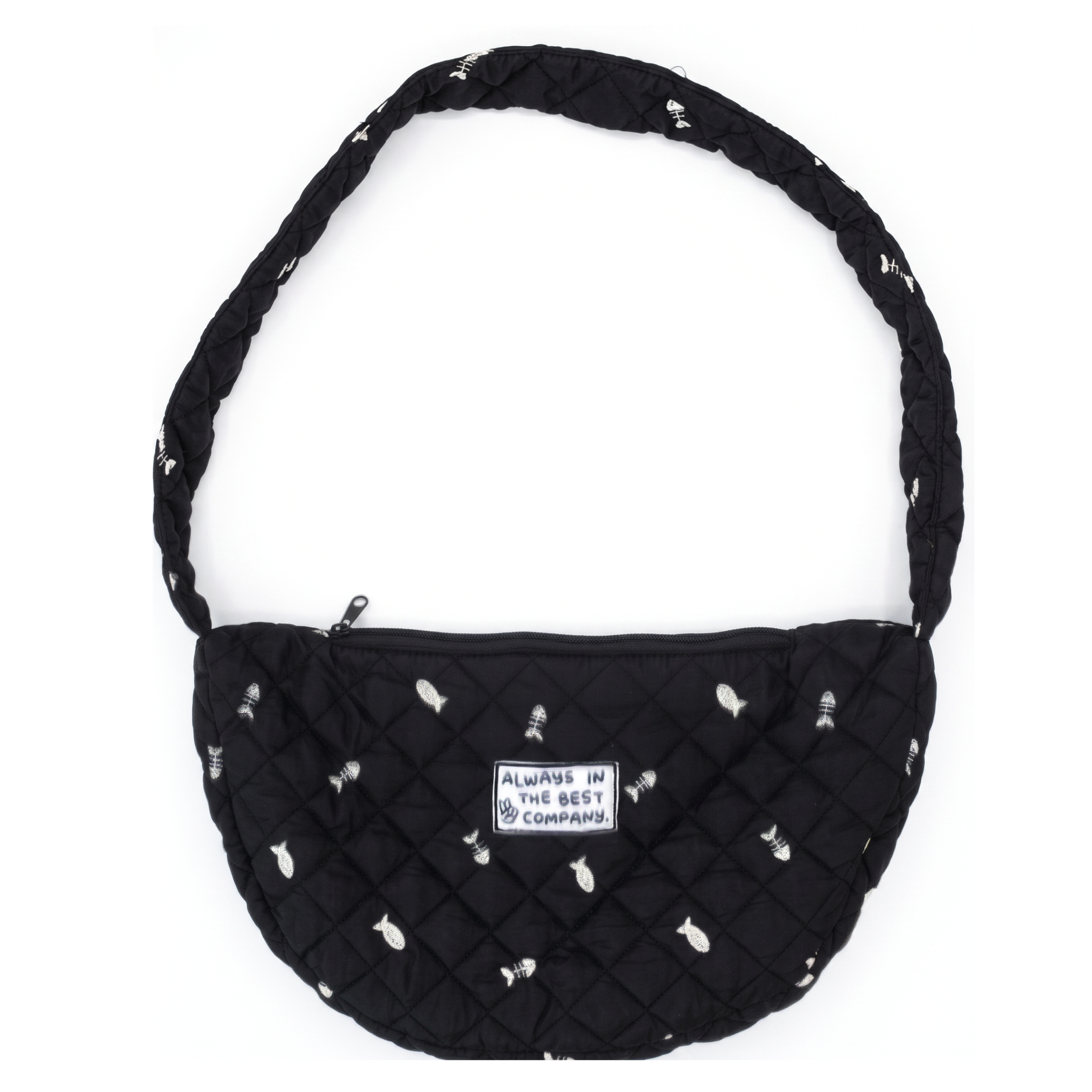 Fish Fish Fish Crossbody Puffy Shoulder Bag