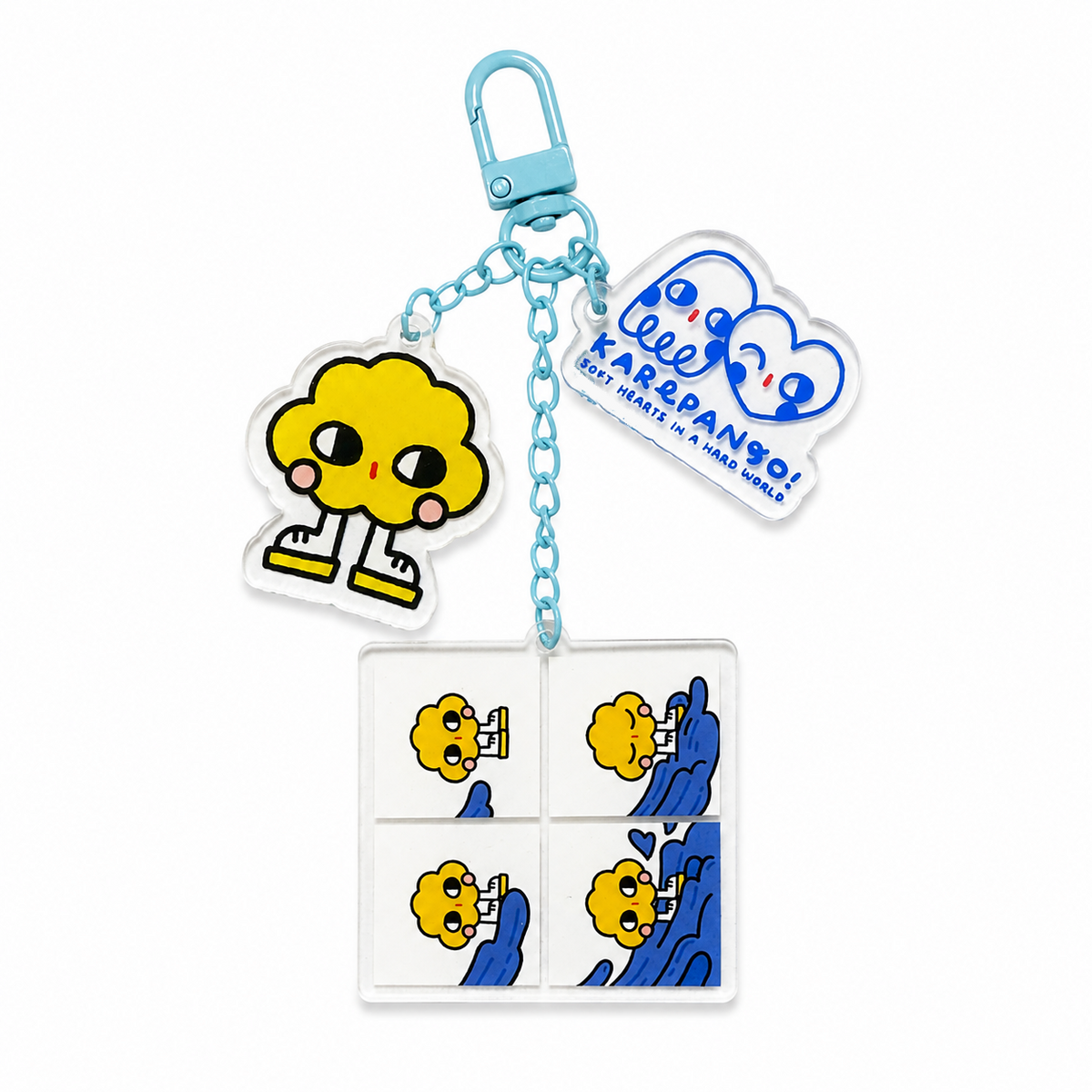 Acrylic Keychain Charms: "Feelings You Don't Have Words For"