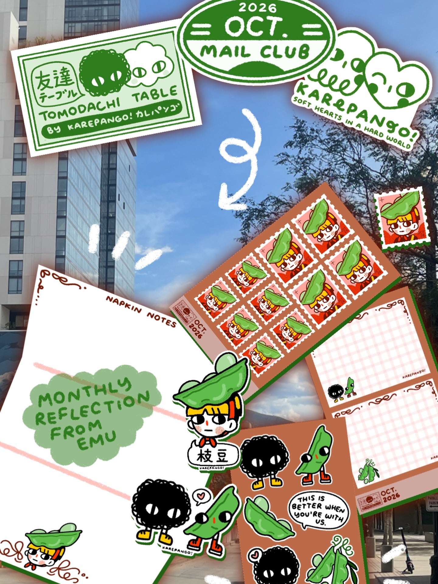 Tomodachi Table mail club