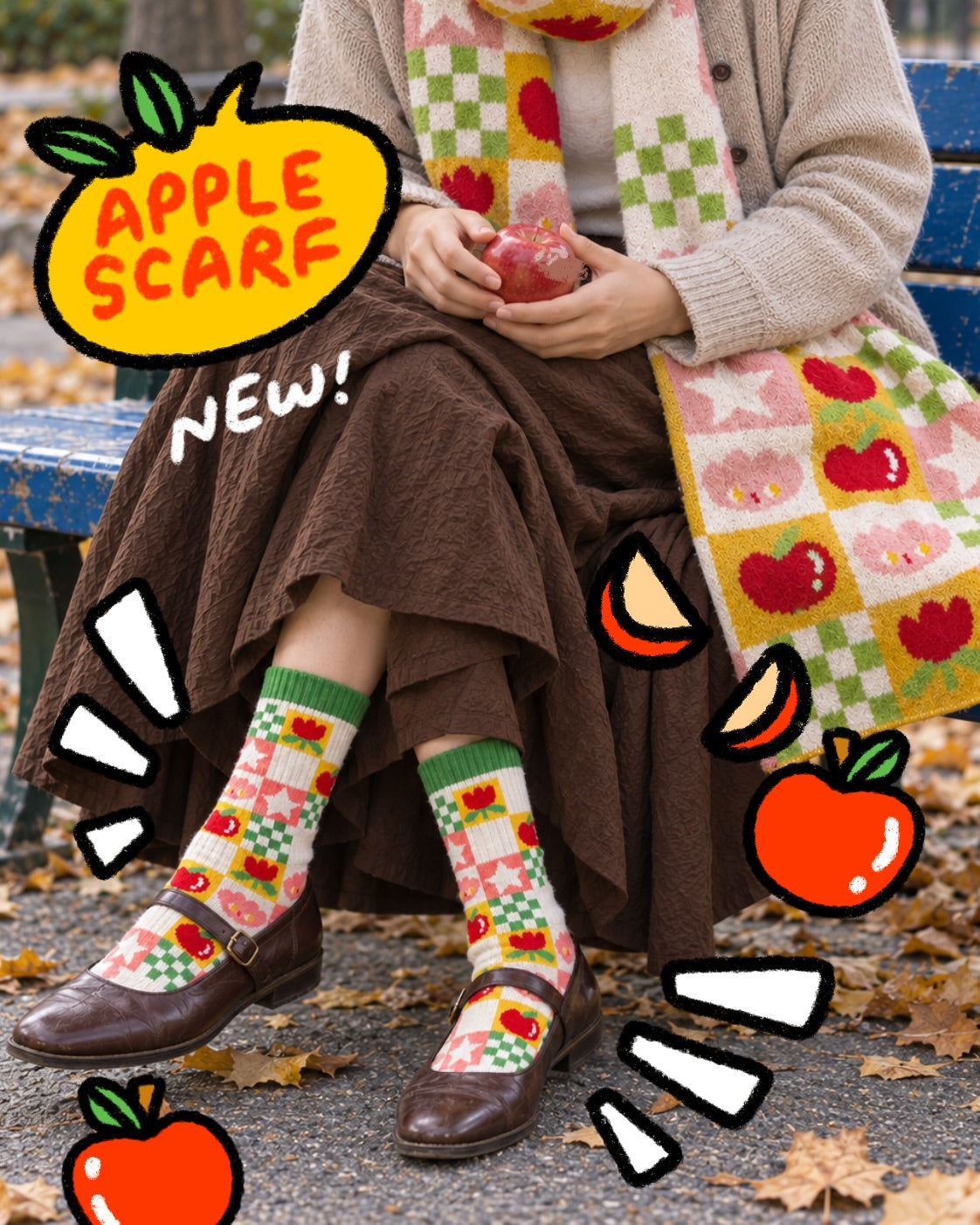 Apple scarf